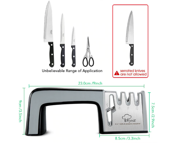 Profesional Knife & Scissor Sharpener Tool