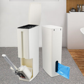 Waste Bin With Toilet Brush